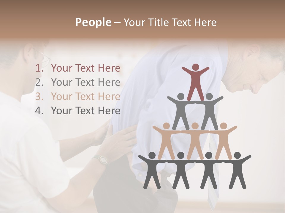 A Man Helping Another Man With His Tie PowerPoint Template