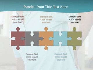 A Man Sitting On A Couch With His Back To The Wall PowerPoint Template