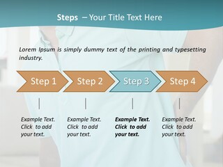 A Man Sitting On A Couch With His Back To The Wall PowerPoint Template