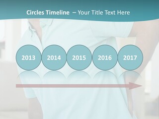 A Man Sitting On A Couch With His Back To The Wall PowerPoint Template