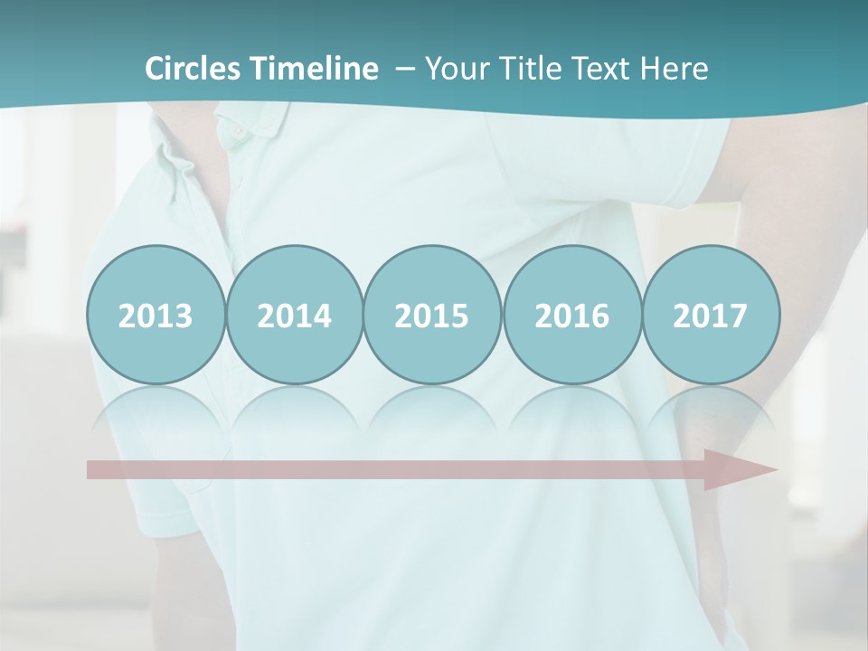 A Man Sitting On A Couch With His Back To The Wall PowerPoint Template