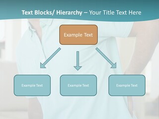 A Man Sitting On A Couch With His Back To The Wall PowerPoint Template