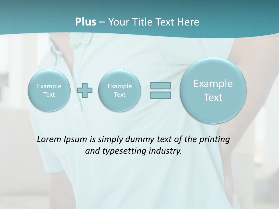 A Man Sitting On A Couch With His Back To The Wall PowerPoint Template