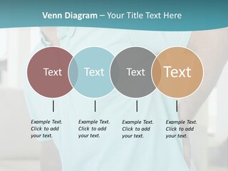 A Man Sitting On A Couch With His Back To The Wall PowerPoint Template