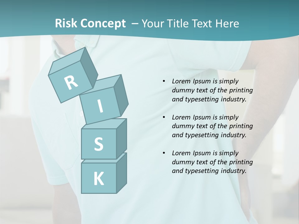 A Man Sitting On A Couch With His Back To The Wall PowerPoint Template