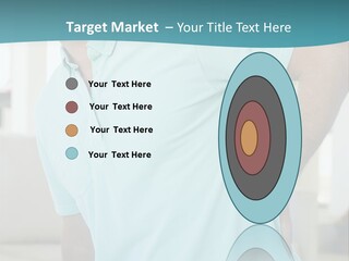 A Man Sitting On A Couch With His Back To The Wall PowerPoint Template