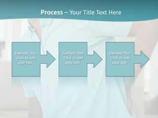 A Man Sitting On A Couch With His Back To The Wall PowerPoint Template