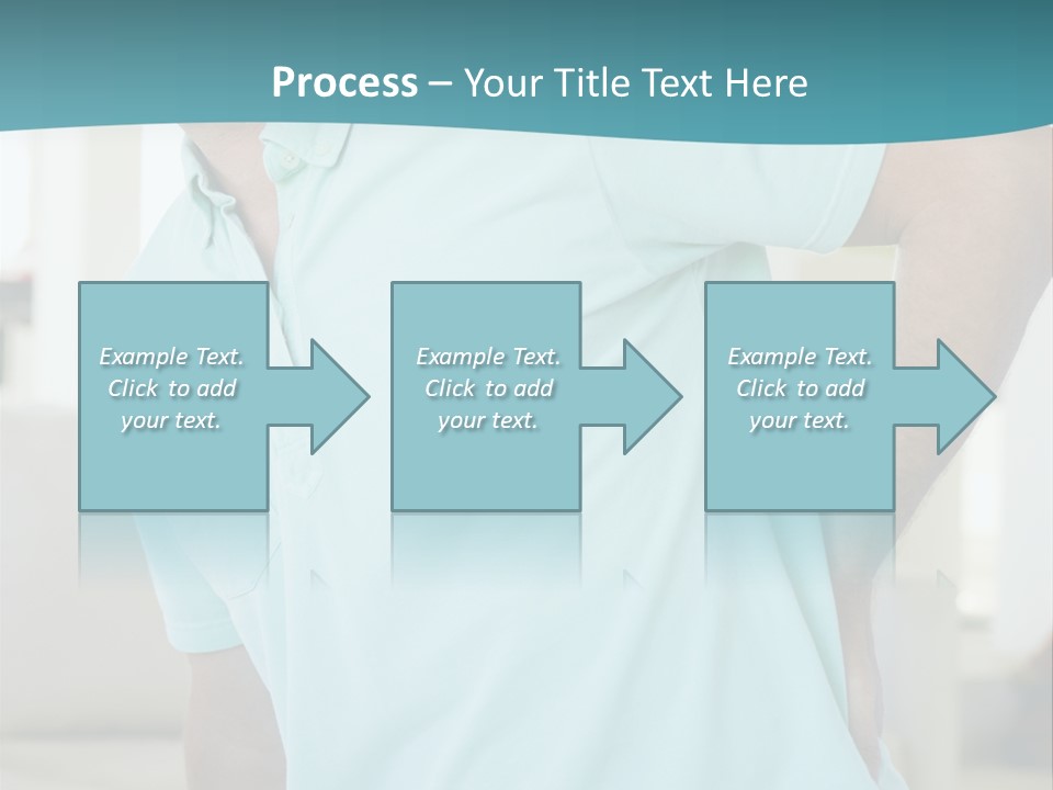 A Man Sitting On A Couch With His Back To The Wall PowerPoint Template