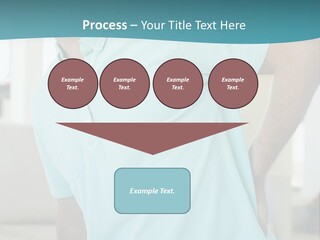 A Man Sitting On A Couch With His Back To The Wall PowerPoint Template