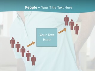 A Man Sitting On A Couch With His Back To The Wall PowerPoint Template