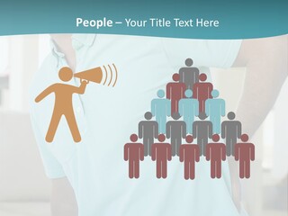 A Man Sitting On A Couch With His Back To The Wall PowerPoint Template