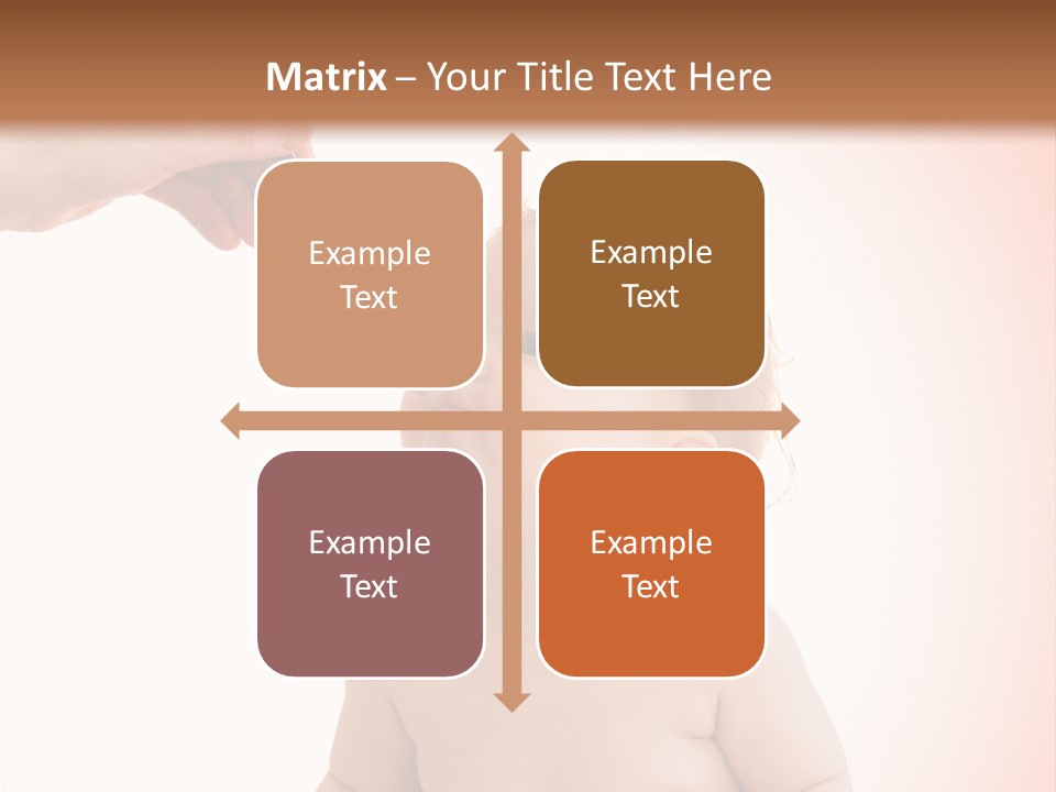 A Baby Sitting On A Pot With A Spoon In It's Mouth PowerPoint Template