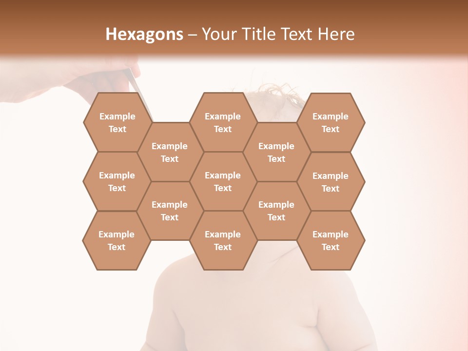 A Baby Sitting On A Pot With A Spoon In It's Mouth PowerPoint Template