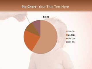 A Baby Sitting On A Pot With A Spoon In It's Mouth PowerPoint Template