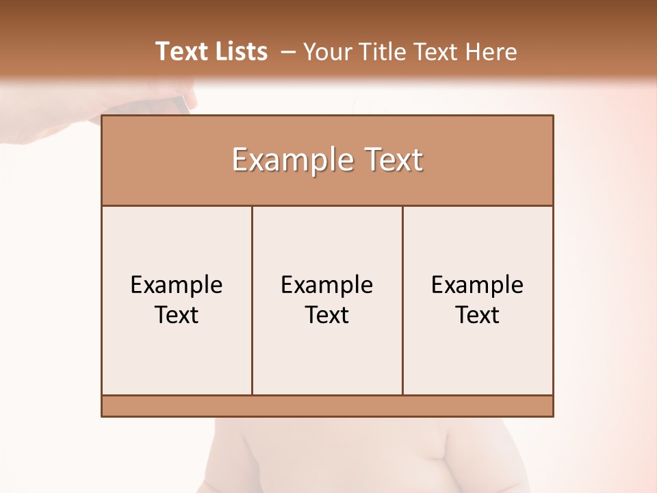 A Baby Sitting On A Pot With A Spoon In It's Mouth PowerPoint Template