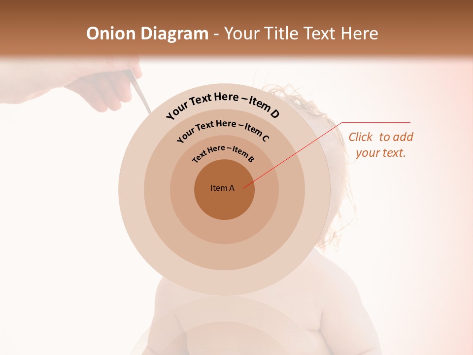 A Baby Sitting On A Pot With A Spoon In It's Mouth PowerPoint Template