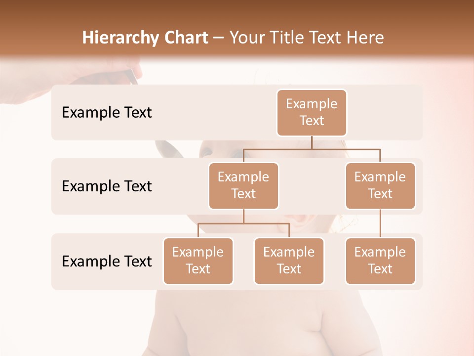 A Baby Sitting On A Pot With A Spoon In It's Mouth PowerPoint Template