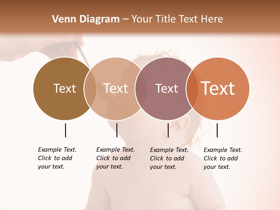 A Baby Sitting On A Pot With A Spoon In It's Mouth PowerPoint Template