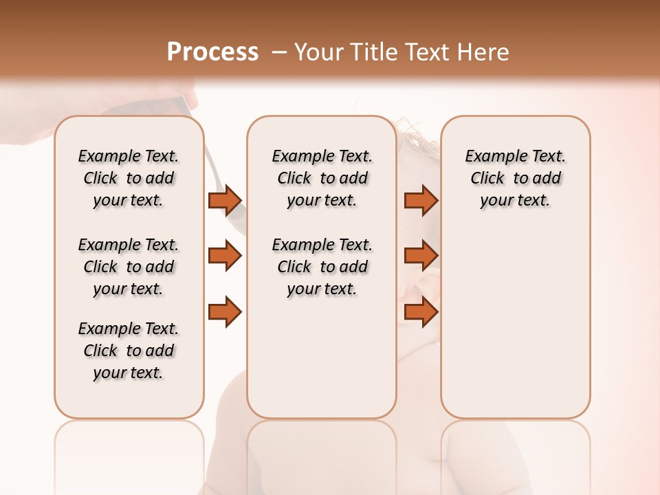 A Baby Sitting On A Pot With A Spoon In It's Mouth PowerPoint Template
