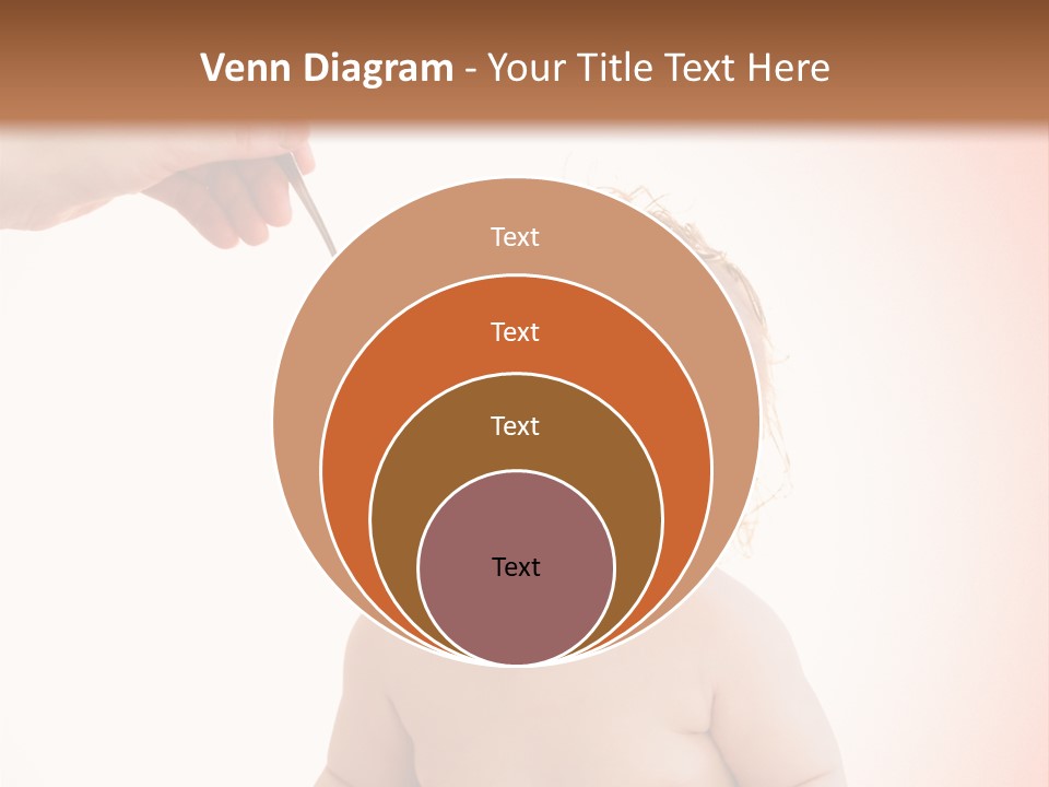 A Baby Sitting On A Pot With A Spoon In It's Mouth PowerPoint Template