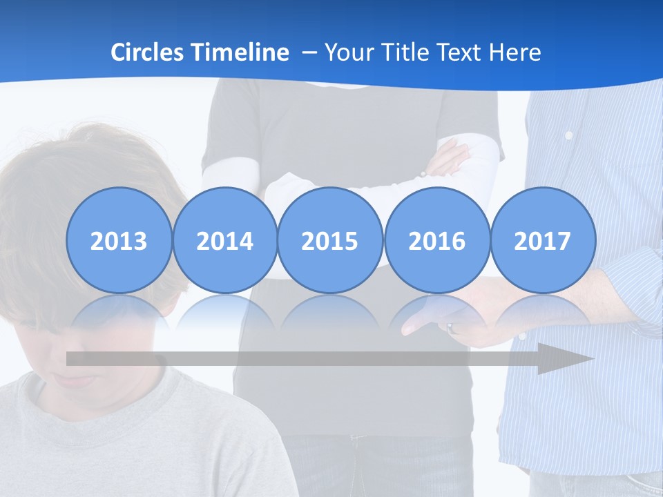 A Man Pointing At A Boy With His Arms Crossed PowerPoint Template