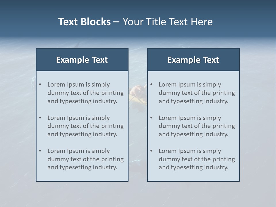 A Man In A Kayak Surrounded By Sharks PowerPoint Template