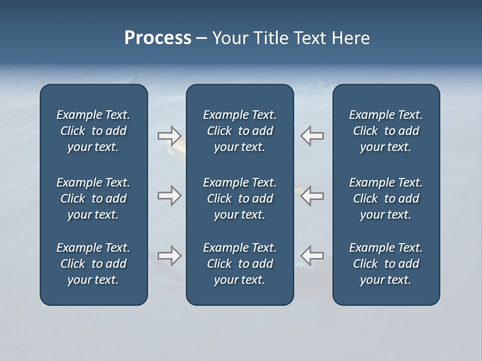 A Man In A Kayak Surrounded By Sharks PowerPoint Template