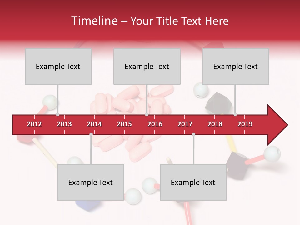 A Group Of Pills Sitting On Top Of A Table PowerPoint Template