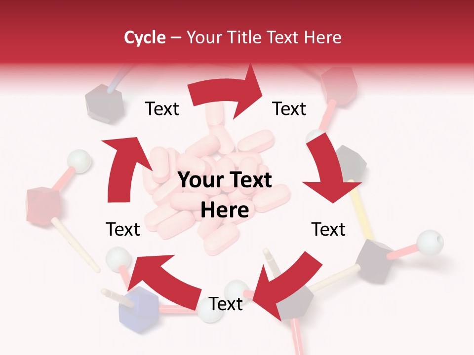 A Group Of Pills Sitting On Top Of A Table PowerPoint Template