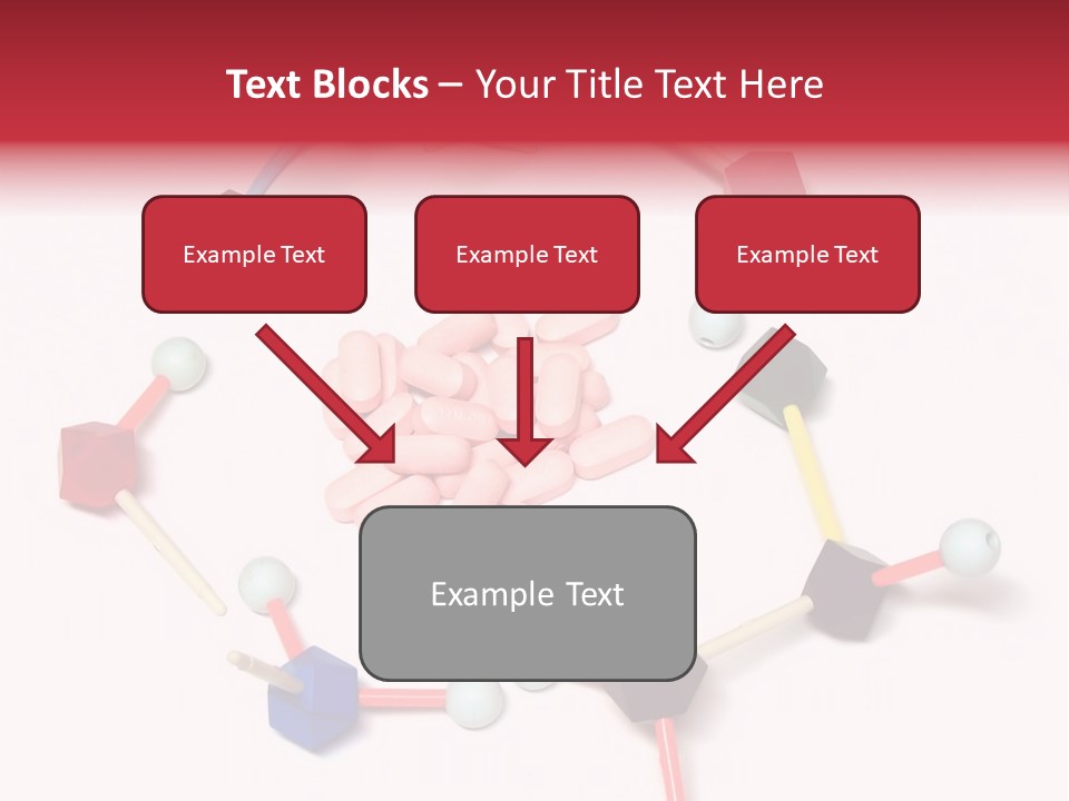 A Group Of Pills Sitting On Top Of A Table PowerPoint Template