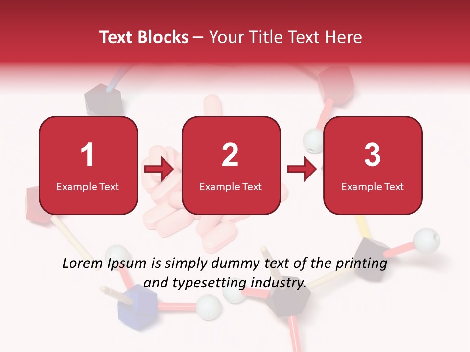 A Group Of Pills Sitting On Top Of A Table PowerPoint Template