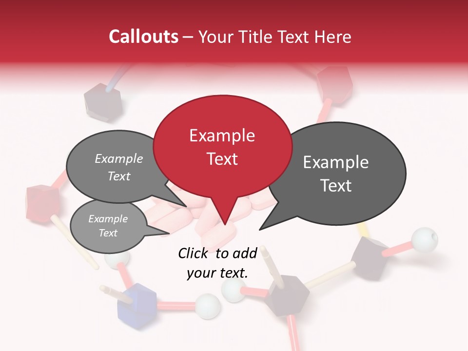 A Group Of Pills Sitting On Top Of A Table PowerPoint Template