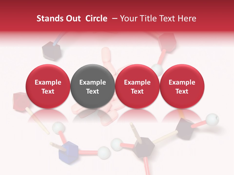 A Group Of Pills Sitting On Top Of A Table PowerPoint Template