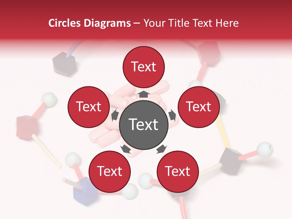 A Group Of Pills Sitting On Top Of A Table PowerPoint Template