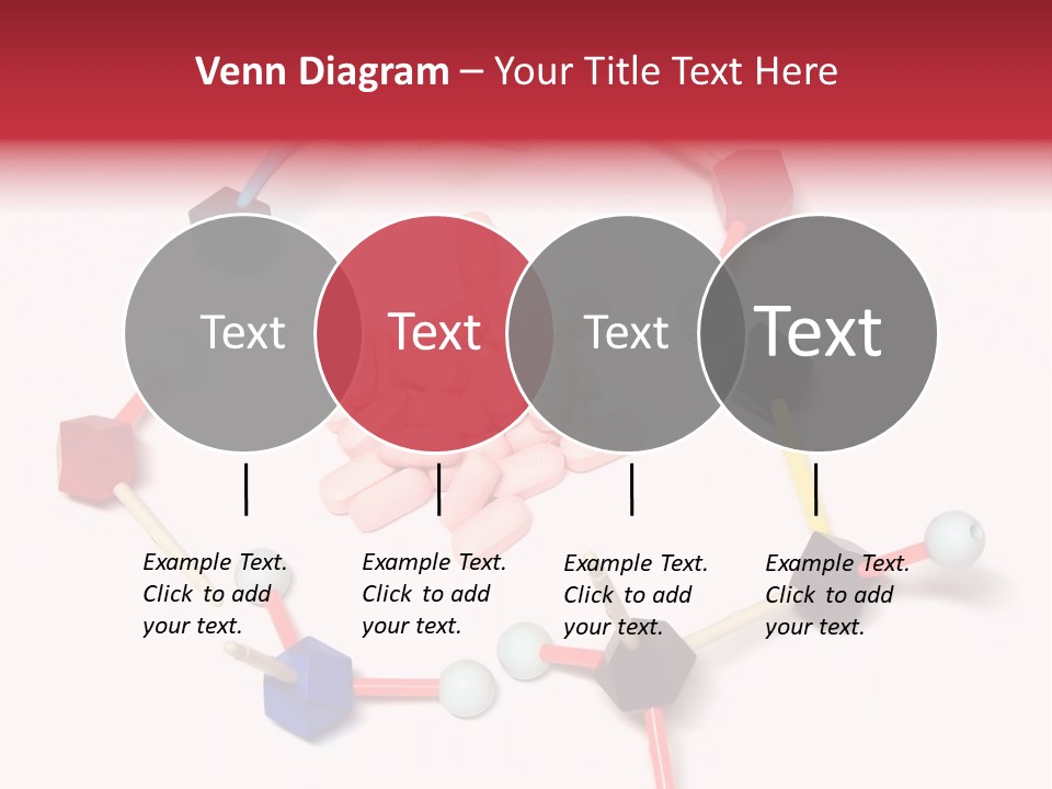 A Group Of Pills Sitting On Top Of A Table PowerPoint Template