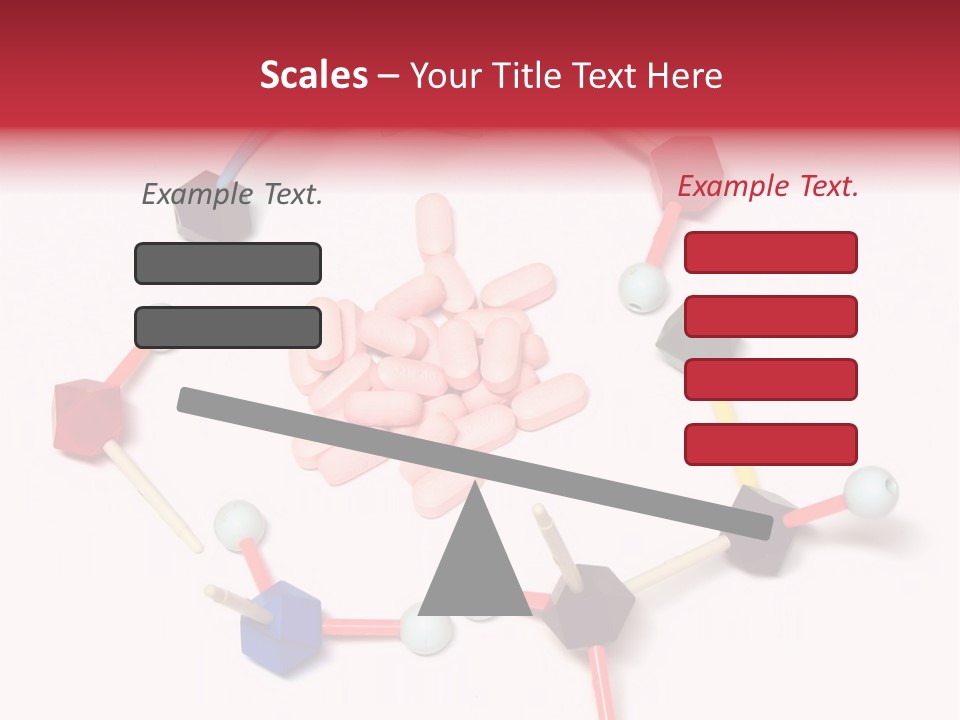 A Group Of Pills Sitting On Top Of A Table PowerPoint Template
