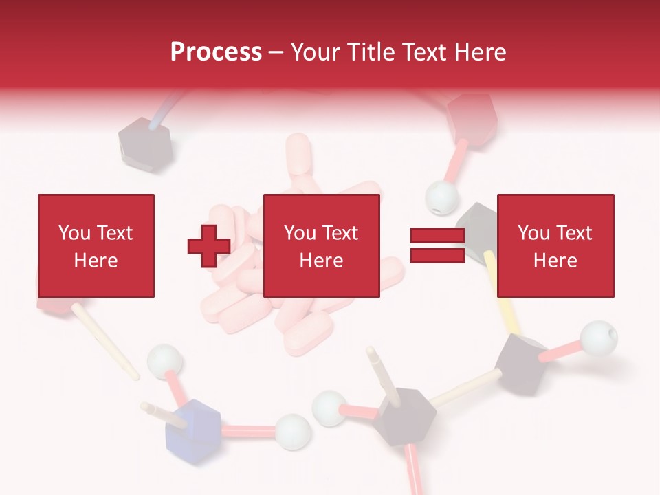 A Group Of Pills Sitting On Top Of A Table PowerPoint Template
