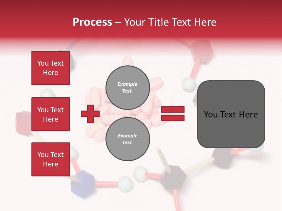 A Group Of Pills Sitting On Top Of A Table PowerPoint Template