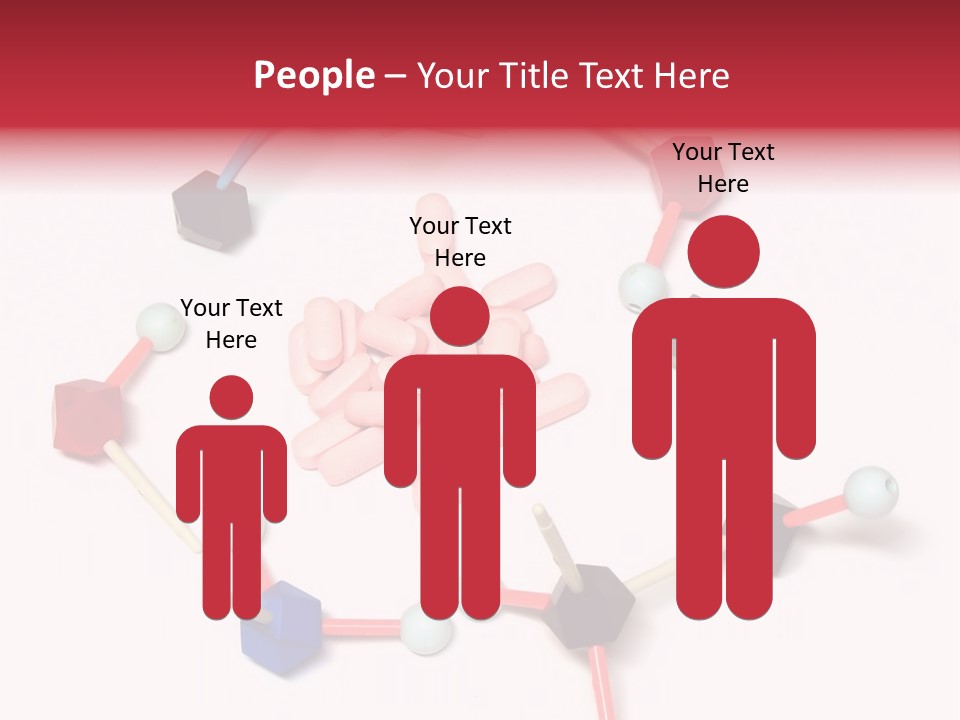 A Group Of Pills Sitting On Top Of A Table PowerPoint Template
