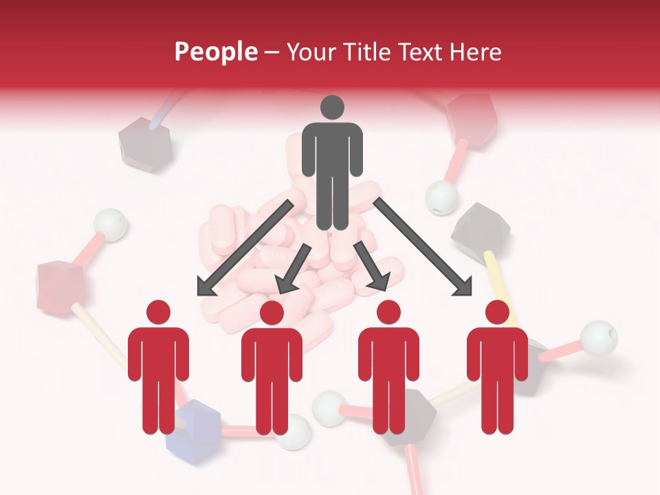 A Group Of Pills Sitting On Top Of A Table PowerPoint Template