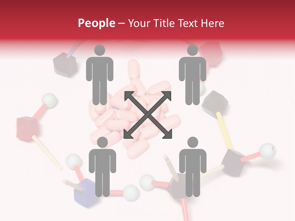 A Group Of Pills Sitting On Top Of A Table PowerPoint Template