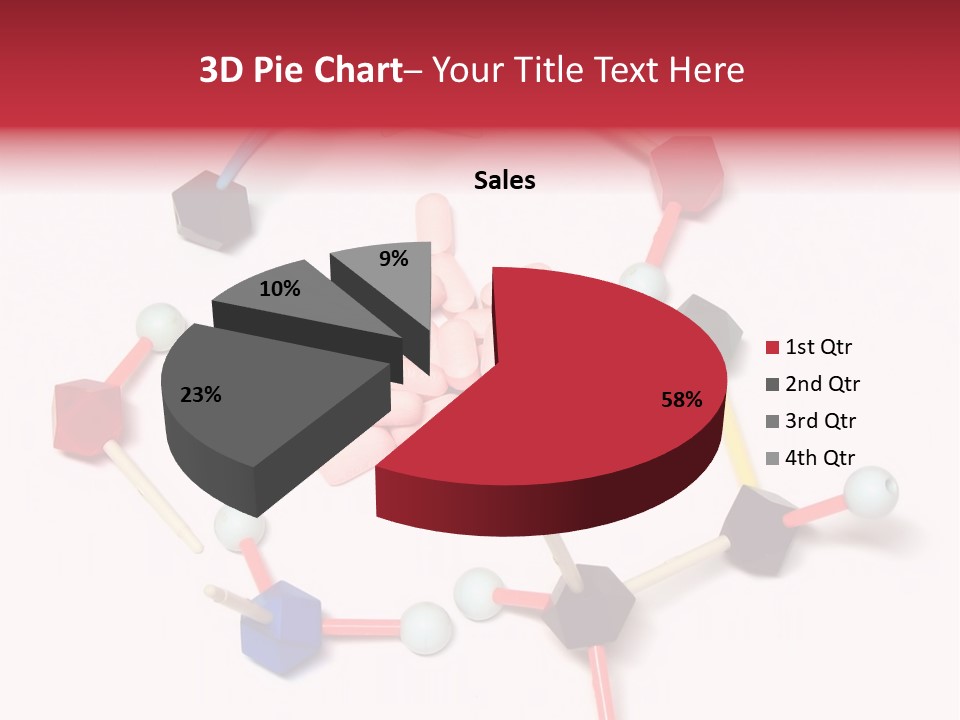 A Group Of Pills Sitting On Top Of A Table PowerPoint Template