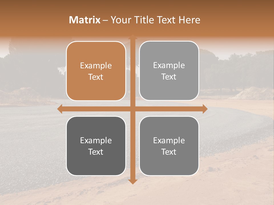 Texture Tarmac Textural PowerPoint Template