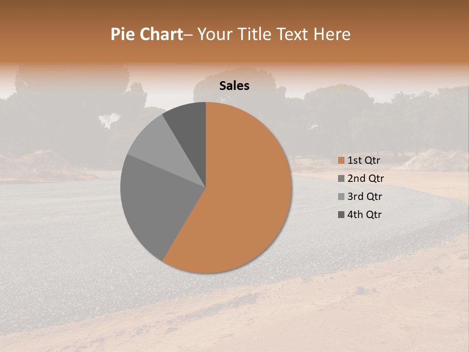 Texture Tarmac Textural PowerPoint Template