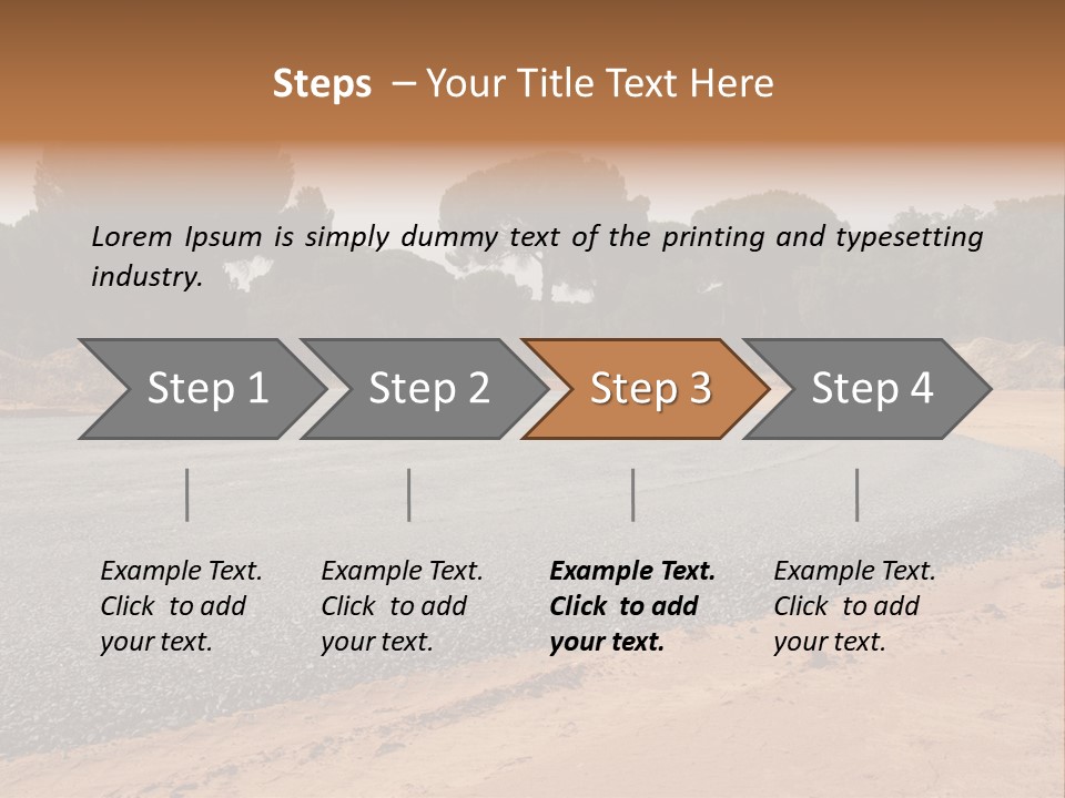Texture Tarmac Textural PowerPoint Template