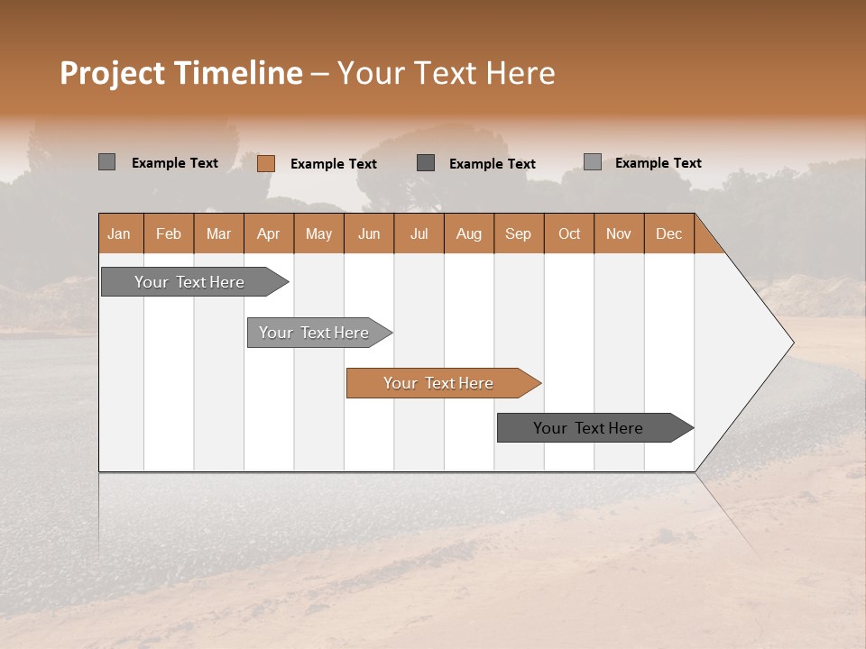 Texture Tarmac Textural PowerPoint Template