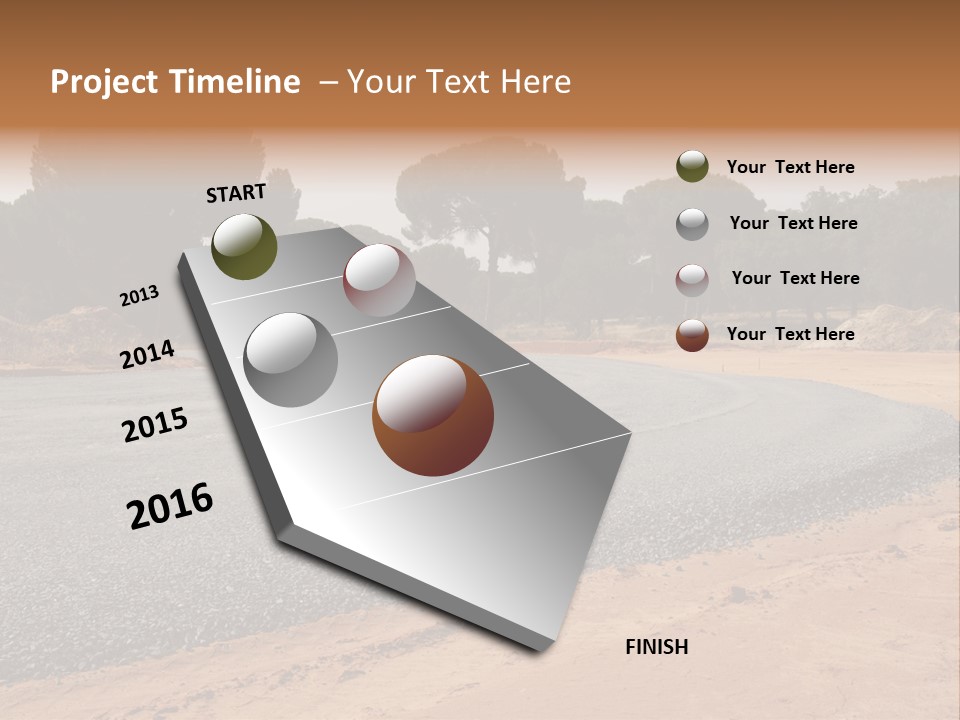 Texture Tarmac Textural PowerPoint Template