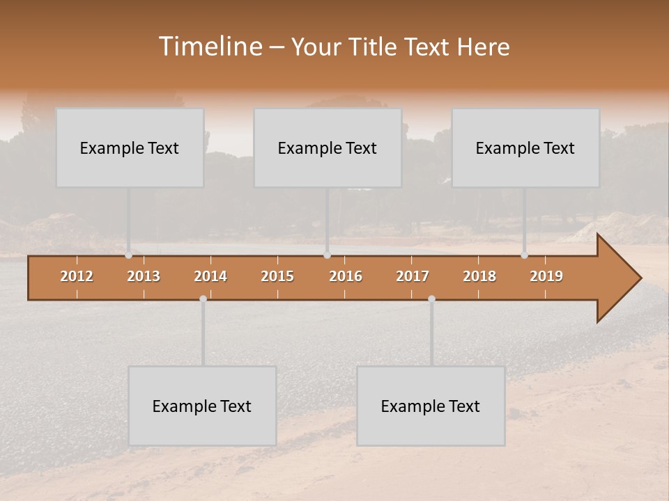 Texture Tarmac Textural PowerPoint Template