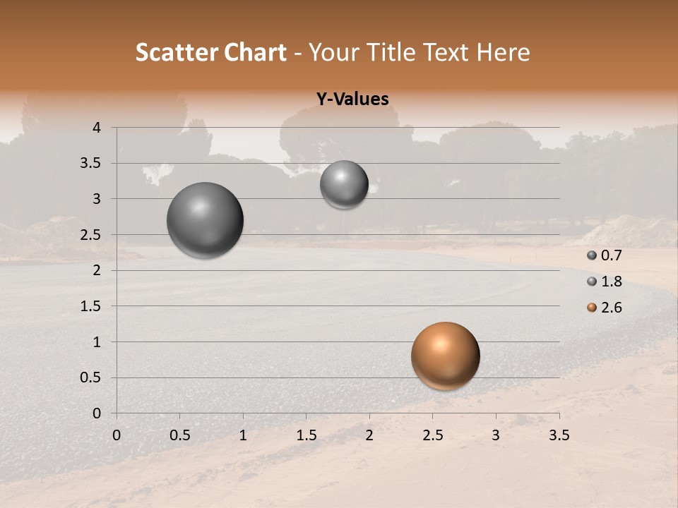 Texture Tarmac Textural PowerPoint Template