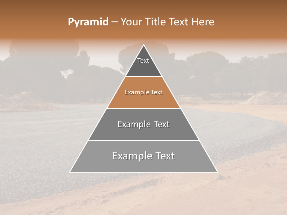 Texture Tarmac Textural PowerPoint Template